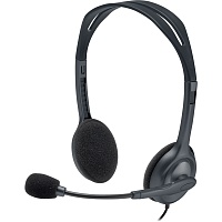 Компьютерная гарнитура Logitech H111 Stereo (981-000593)