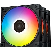 Комплект корпусних вентиляторів Deepcool FC120 3in1 Black (R-FC120-BKAMN3-G-1) - придбати в Дніпрі, Україні: ціна, характеристики | інтернет-магазин TOUCH