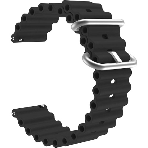 Универсальный ремешок для смарт-часов Ocean Band 20mm Black