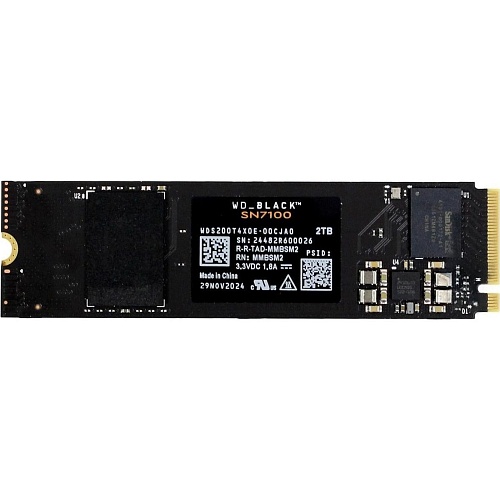 SSD накопитель WD Black SN7100 2TB (WDS200T4X0E-00CJA0)