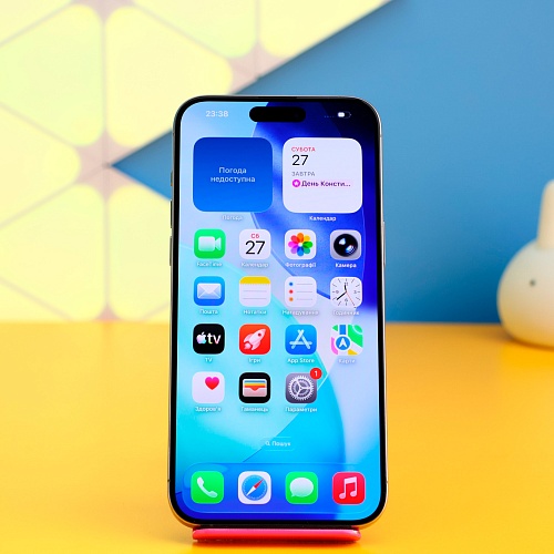 Смартфон Apple iPhone 15 Pro Max 256GB Natural Titanium (MU793) Б/У - придбати в Дніпрі, Україні: ціна, характеристики | інтернет-магазин TOUCH