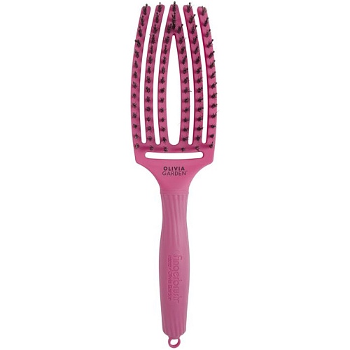 Щетка-расческа Olivia Garden Fingerbrush Combo Medium Hot Pink (OGID2275)