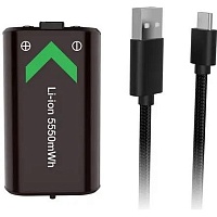 Аккумулятор Dobe TYX-2611 для геймпада Xbox Series S/X + кабель Micro-USB - USB-A