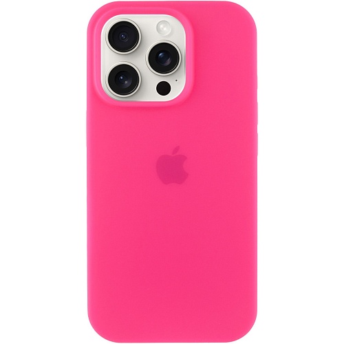 Чехол Silicone Case для Apple iPhone 16 Pro Max Barbie Pink AA
