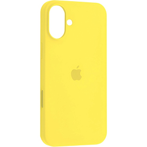 Чехол Silicone Case для Apple iPhone 16 Yellow AA