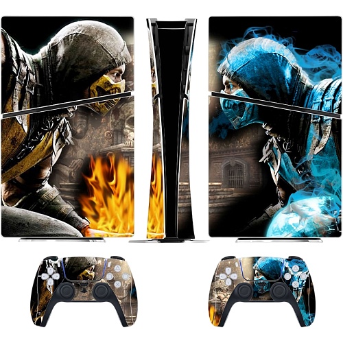 Наклейки для консоли DK Console Skin Sticker Mortal Kombat для PS5 Slim Digital 