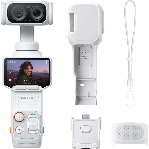 Экшн-камера Insta360 Luna Ultra Standard Bundle Stellar White (CINSABTA-LUNA02) EU