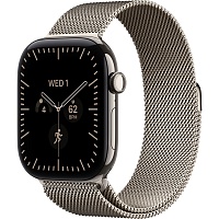 Смарт-часы Apple Watch Series 12 GPS + Cellular 46mm Natural Titanium Case with Natural Milanese Loop M/L (MJGQ4)