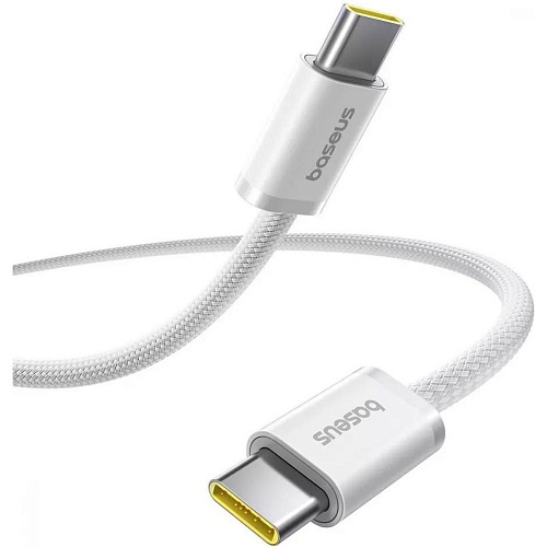 Кабель Baseus Dynamic 4 Fast Charging USB-C to USB-C 1m White (P10381400211-00)