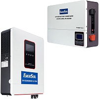 Гибридный солнечный инвертор EnerSol EHI-SUNONECO6.2KW + АКБ EnerSol EB-SK LiFePO4 5120Wh