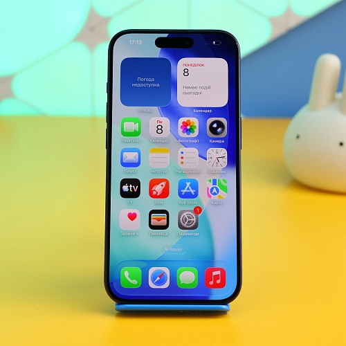Смартфон Apple iPhone 15 Pro 128GB Blue Titanium (MTV03) Б/У