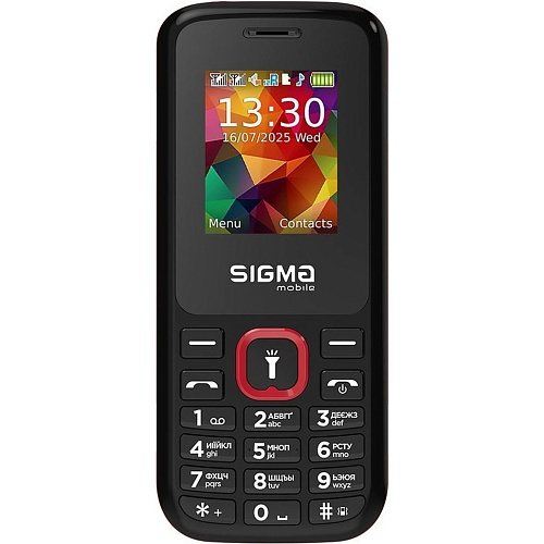 Мобильный телефон Sigma mobile X-style 171 MINI Black/Red UA-UCRF (4827798813744)
