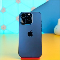 Смартфон Apple iPhone 15 Pro 128GB Blue Titanium (MTV03) Б/У - придбати в Дніпрі, Україні: ціна, характеристики | інтернет-магазин TOUCH