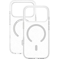 Чехол Blueo Crystal Drop PRO Case with MagSafe для Apple iPhone 17 Pro Glitter Transparent (B41-I17PGTR(M))