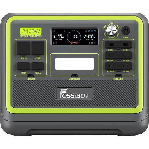 Зарядна станція Fossibot F2400 Green - придбати в Дніпрі, Україні: ціна, характеристики | інтернет-магазин TOUCH