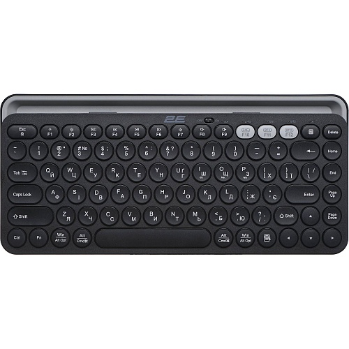 Клавиатура 2E KS250 Wireless UA Black (2E-KS250WBK_UA)