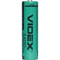 Аккумулятор Videx 18650 3400mAh Li-ion 1шт (18650/3400/1B)