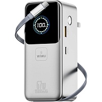 Внешний аккумулятор WiWU PM501 15000mAh 67 Gray (6979107512751)