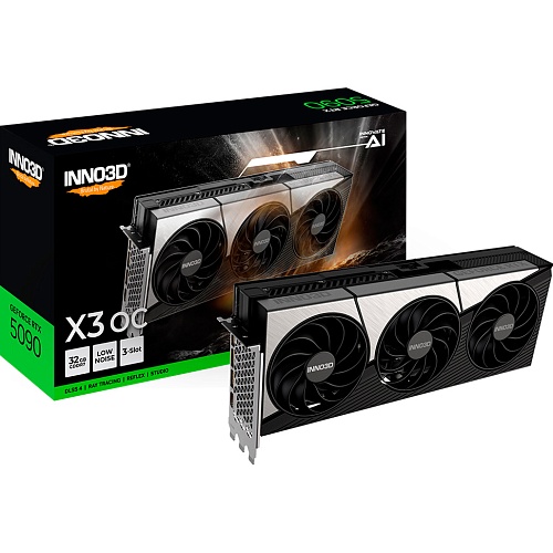 Видеокарта Inno3D GeForce RTX 5090 X3 OC (N50903-32D7X-17593928) EU