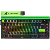 Клавиатура Attack Shark R85 RGB HE Magnetic Purple Mandrel Switches Fluorescent Green (AS-6972792472539-F-UA)