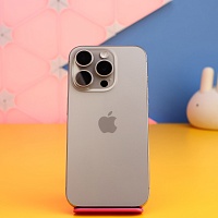 Смартфон Apple iPhone 15 Pro 128GB Natural Titanium (MTUX3) Б/У - придбати в Дніпрі, Україні: ціна, характеристики | інтернет-магазин TOUCH