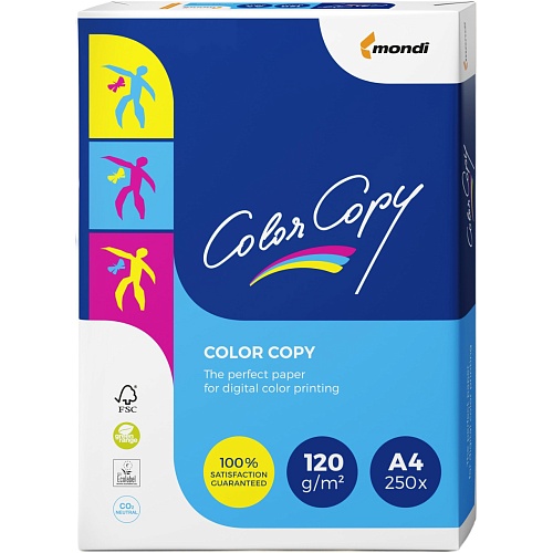 Офісний папір Mondi Color Copy A4, 120г, 250sh (A4.120.CC) - придбати в Дніпрі, Україні: ціна, характеристики | інтернет-магазин TOUCH