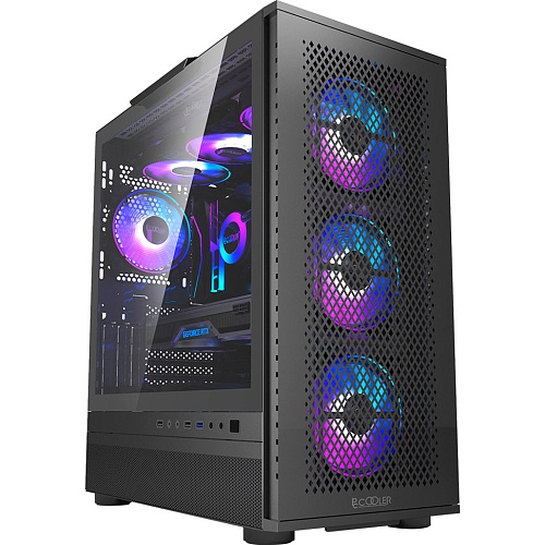 Корпус PCCooler ME200 Mesh Black (C3-A520BKP3-GL)