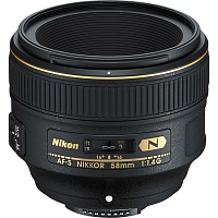Об'єктив Nikon AF-S NIKKOR 58mm f/1.4G (JAA136DA) - придбати в Дніпрі, Україні: ціна, характеристики | інтернет-магазин TOUCH