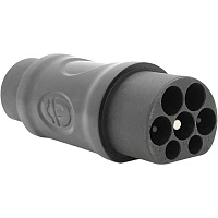 Адаптер-переходник для зарядки электромобиля Voltronic Type2 - GBT 5Pin 220V Black (Type2-GBT-5P)