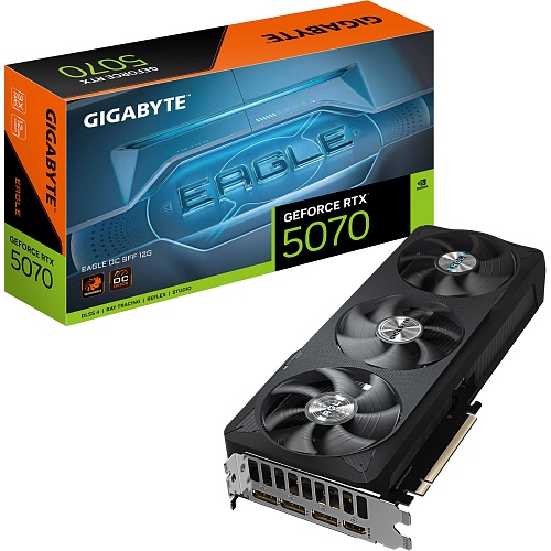 Видеокарта Gigabyte GeForce RTX 5070 EAGLE SFF OC 12G (GV-N5070EAGLE OC-12GD) EU
