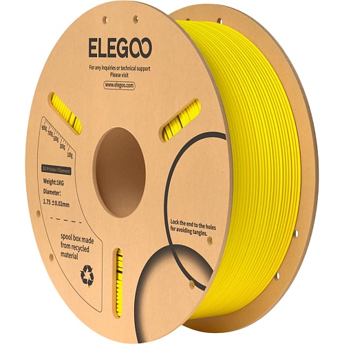Филамент для 3D-принтеров Elegoo PLA 1kg Yellow (50.203.0044)