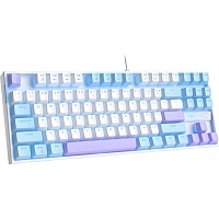 Клавіатура MageGee MK-Star Red Switch Blue/White (6971969721371-UA) - придбати в Дніпрі, Україні: ціна, характеристики | інтернет-магазин TOUCH