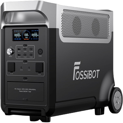 Зарядна станція Fossibot F3600 Pro Black - придбати в Дніпрі, Україні: ціна, характеристики | інтернет-магазин TOUCH
