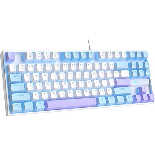 Клавіатура MageGee MK-Star Red Switch Blue/White (6971969721371-UA) - придбати в Дніпрі, Україні: ціна, характеристики | інтернет-магазин TOUCH