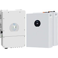 Система хранения энергии Deye SUN-10K-SG02LP1-EU-AM3 10kW + 2 АКБ SE-F5 Pro-C 10.2kWh (51.2V/100Ah/5120Wh)