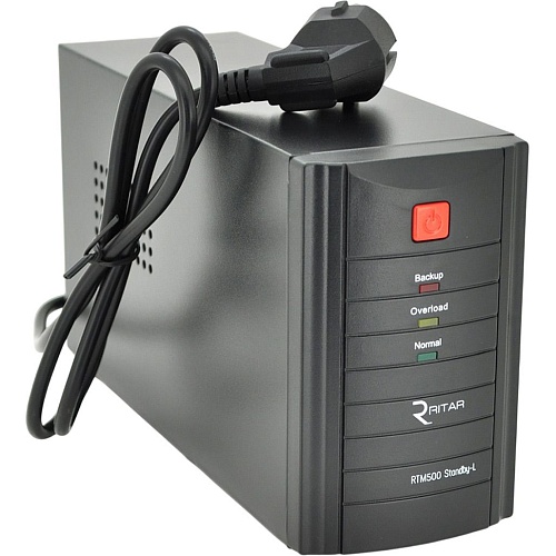 Источник бесперебойного питания (ИБП) Ritar RTM500 (300W) Standby-L 12V (RTM500L)