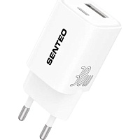 Мережевий зарядний пристрій Senteo S-04 30W White - придбати в Дніпрі, Україні: ціна, характеристики | інтернет-магазин TOUCH