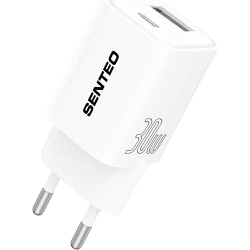 Сетевое зарядное устройство Senteo S-04 30W White