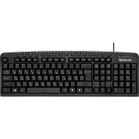 Клавиатура Defender Focus HB-470 UKR USB Black (45471)