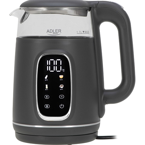 Электрочайник Adler AD 1305 Gray Silver
