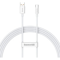 Кабель Baseus Superior Series Fast Charging USB-А to USB-С 1.5m White (P10320102214-02)
