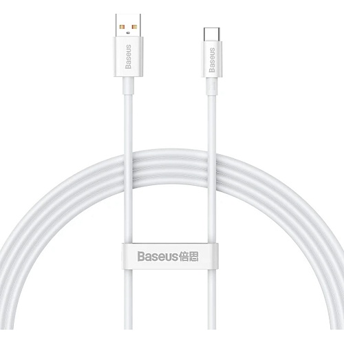 Кабель Baseus Superior Series Fast Charging USB-А to USB-С 1.5m White (P10320102214-02)