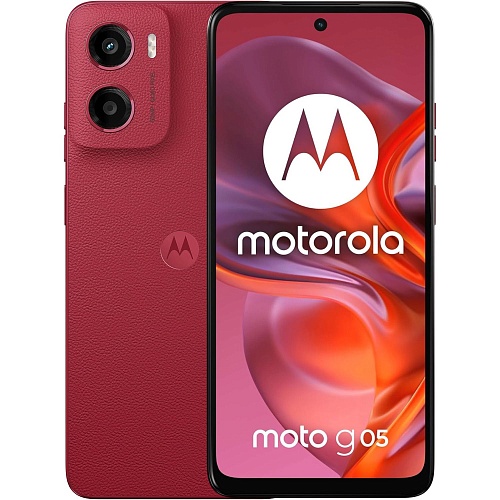 Смартфон Motorola Moto G05 4/256GB Plum Red (PBA10010UA) UA-UCRF