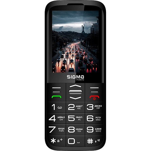 Мобільний телефон Sigma mobile Comfort 50 Grace Black UA-UCRF - придбати в Дніпрі, Україні: ціна, характеристики | інтернет-магазин TOUCH