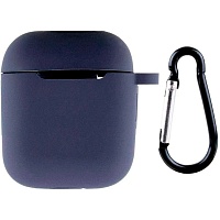 Чохол Silicone Case + Carabine для Apple AirPods Midnight Blue - придбати в Дніпрі, Україні: ціна, характеристики | інтернет-магазин TOUCH