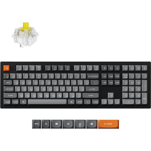 Клавиатура Keychron K10 Max Keychron Super Banana Switch UA Black (K10M-H4-UA)