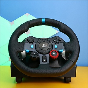 Ігрове кермо з педалями Logitech G29 Driving Force Racing Wheel (941-000112) Б/У