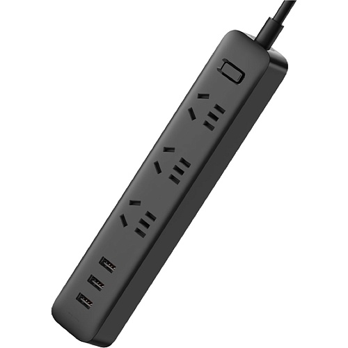 Сетевой фильтр Xiaomi MI Power Strip Black (XMCXB01QMN) CN