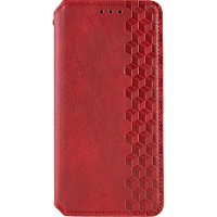 Чехол-книжка GETMAN Cubic Cover Case для Google Pixel 7a Red