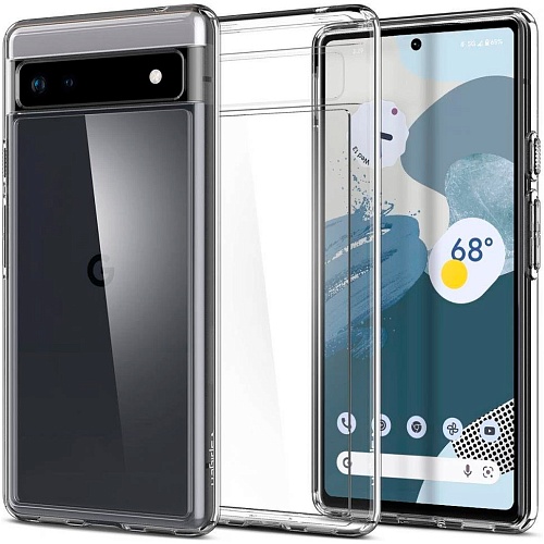 Чехол Spigen Ultra Hybrid для Google Pixel 6a Crystal Clear (ACS04477)